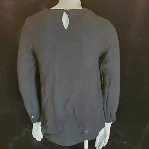 Steven Alan  Black Long Sleeve Blouse (S)