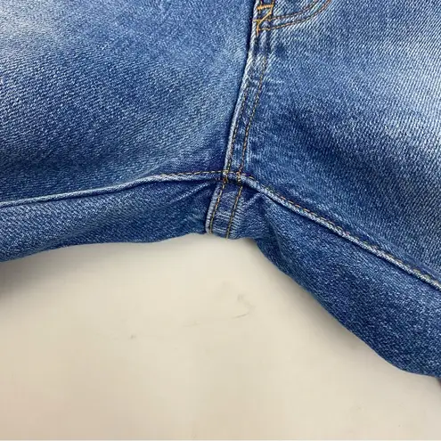 Rolla’s Miller Mid High Rise Slim Jeans Distressed Destroyed Medium Wash Blue Size 24