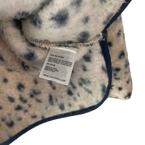 LIV Outdoor Women's Size Large Multicolored Sherpa Half Zip Sweater Black