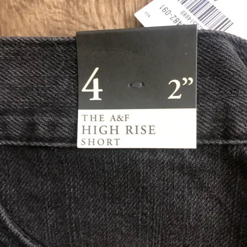 Abercrombie & Fitch Black High Rise Shorts 27