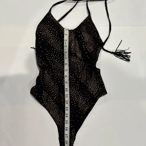 PilyQ Gold Star Metallic Farrah Swimsuit - Size S - New With Tags.