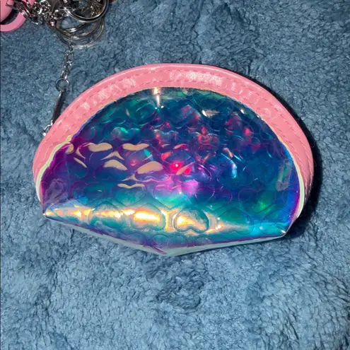 Handmade Soft Pink, Marble and Iridescent Women's Keychain & Accessories