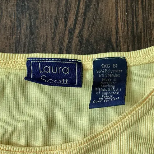 Laura Scott Ribbed Tank Top