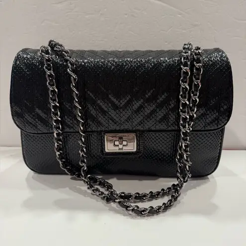 Karl Lagerfeld Paris Agyness Convertible Bag snake NWT