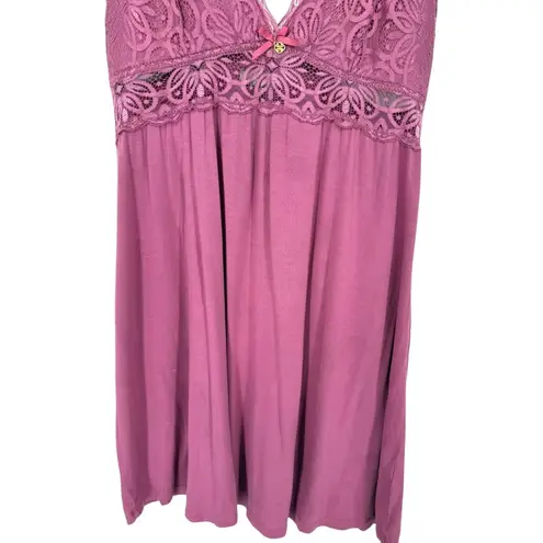 Daisy Fuentes Lace Chemise Babydoll Nightgown Sleepwear Lingerie Size Medium