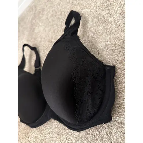 Wacoal Retro Chic Lightly Padded Lace Accents Full Coverage Bra Bundle(2), 32DD