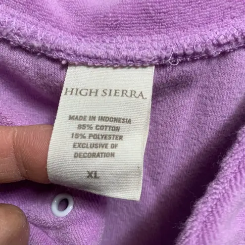 High Sierra B19-Women's Jacket XL Purple White Y2K