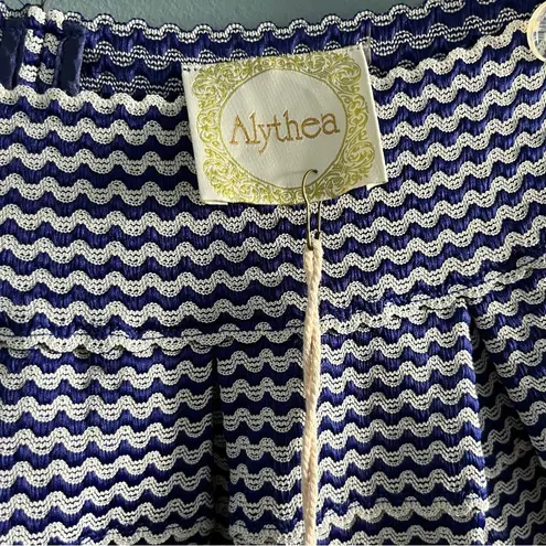 Alythea ModCloth Striped Mini Bandage Skirt