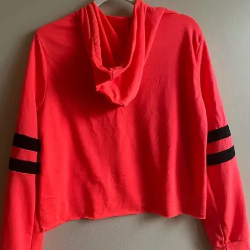 Queen Bees cropped hoodie Pink Size L