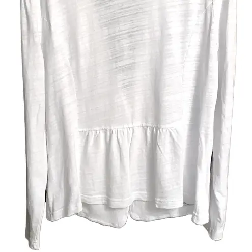 Caslon 🤍 Nordstrom Cotton Knit One-Button Unlined Soft Casual White Blazer XL