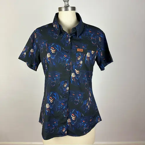 Dixxon Flannel Company “Sex Panther” Graphic Dhirt Blue Size M