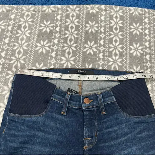 J Brand  Mama J Super Skinny Maternity Jeans Side‎ Panels Blue Size 28