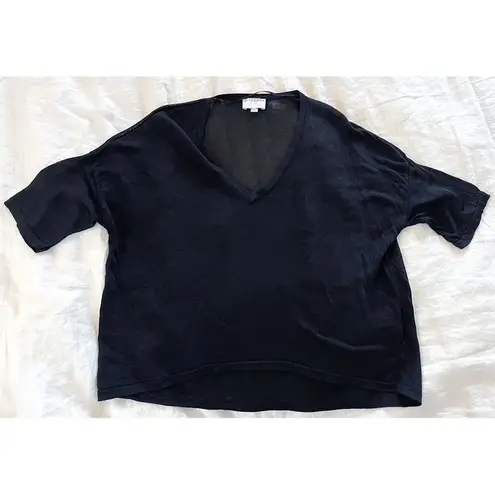 Witchery T Shirt | Oversized Black Short Sleeves