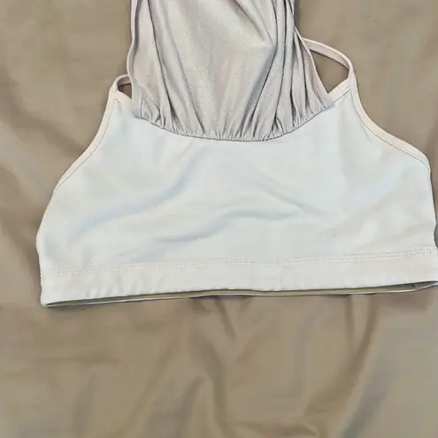 Lululemon  szS sleeveless blush workout top w/built in bra GUC