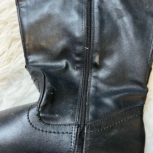 Fall & Winter black riding boots size 9W