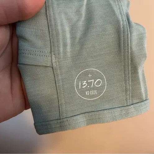 Allbirds Quarter Zip Pullover Natural Run Mid Layer Green Hush Athleisure Casual