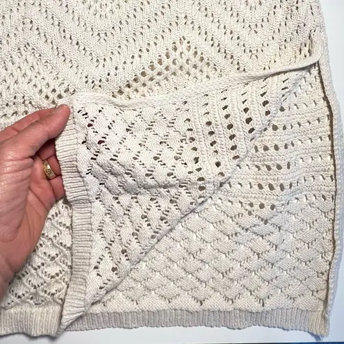 Freshman 1996 Womens Crochet Knit Boho Skirt Size M Resort Beachy Festival Size M