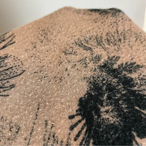 Handmade Kaftan Dress Neutral Tropical Floral Subtle Flaws Caftan Brown Maxi Size undefined