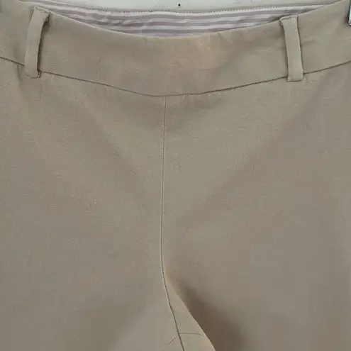 Garnet Hill Khaki cropped Pants sz 10