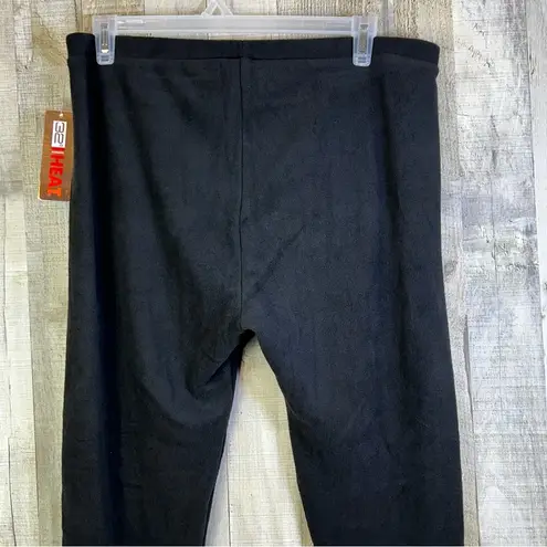 32 Degrees Heat  Suoersoft XXL Black Fleece Leggings Super Stretchy