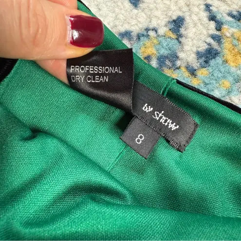 Vintage Y2K Rimini Green Fairycore Whimsical Goth Maxi Dress Size 8