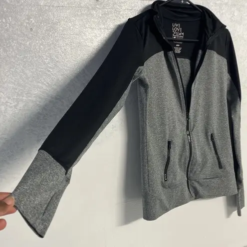 Live Love Dream Lightweight Gray Jacket Sport Women’s XS