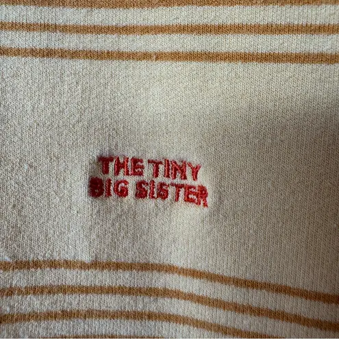 The Tiny Big Sister Women’s Yellow Striped Long Sleeve Crewneck Size EU 34 Size M