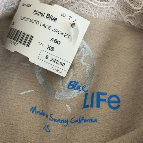 Planet Blue BLUE LIFE by Lace blazer Jacket XSMALL Beige Bohemian DRESS NEW