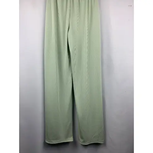 Women’s Katch Me Sage Green Ribbed Pants Size M Size M