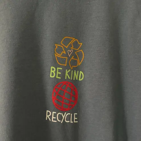 Re.Purpose Women's Be Kind Recycle Graphic Blue Tee T
