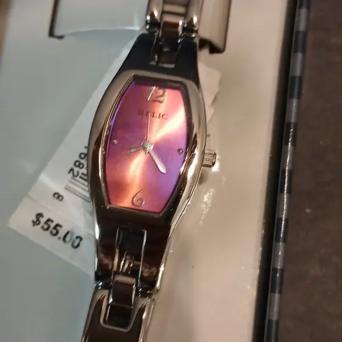 Relic NWT womens adjustable link wrist watch