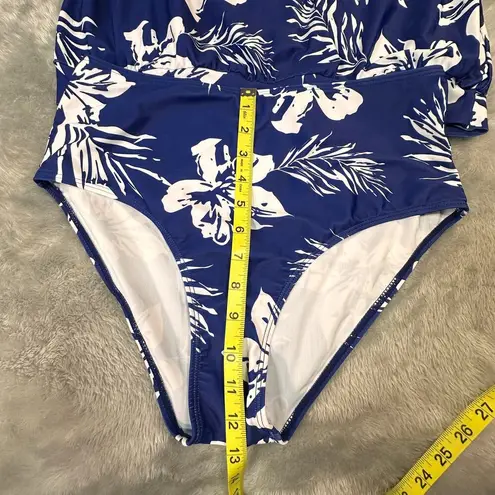 Unbranded Women's Large Blue and White Tankini Two