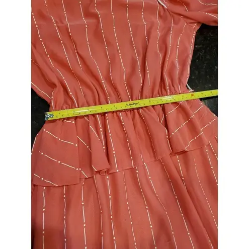 PINK - Victoria's Secret Pink Striped Crew Neck Vintage Casual Dress