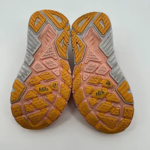 Hoka One One Arahi 6 Running Sneakers Womens Size 6B Pink/Orange 1123195-SBSCR