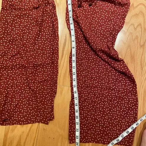 Abercrombie & Fitch  wide leg Flowy Flower Pants thumbnail 4