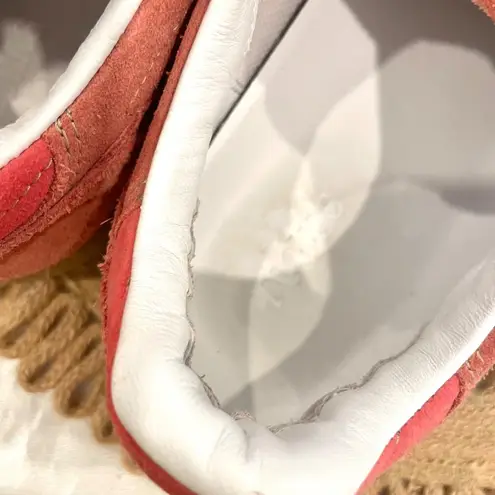 ALOHAS Tb.490 Low Top Suede Sneakers Coral Pink Navy Blue Size EU 39