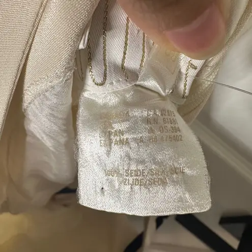 Escada Couture 100% Silk Sheath Dress Ivory Cream EU 38 US M Quiet Luxury Size undefined