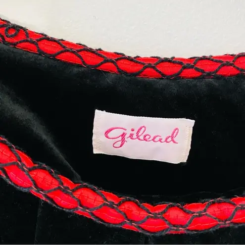 VINTAGE GILEAD Velvet Maxi Nightgown Black Size L