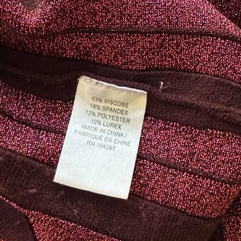 Milly Lurex Pleated Dress Size Small