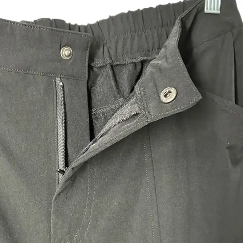 Halara Black Wide Leg High Waisted Utility Pants Elastic Waist Size L