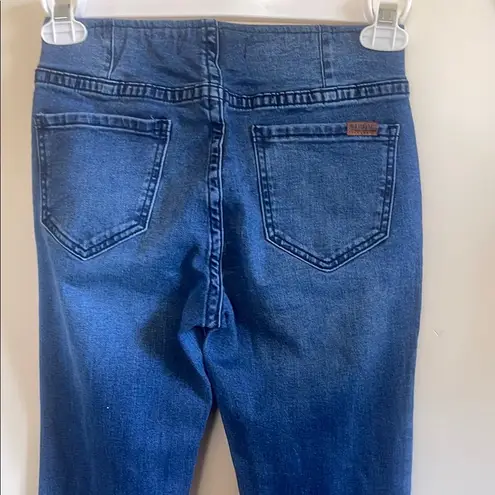 Rock & Roll Cowgirl Blue Flare Wide Leg Jeans