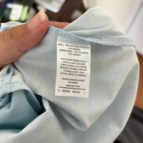 Traj3ctory Activewear Crossback Athletic Dress Blue Built