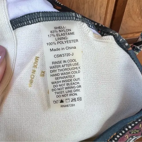 Johnny Was NEW Tankini Boho Top Size XS