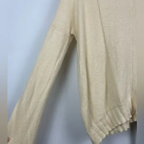 Rails Joanna Cream Ivory Cashmere Wool Blend Pullover Knit Sweater