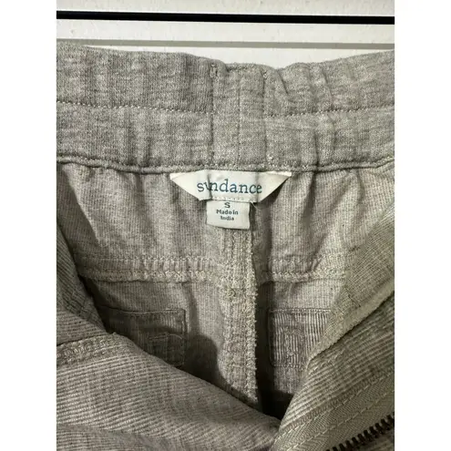 Sundance Catalog Cargo Jogger Pants Size S Gray Corduroy Casual Boho Pull On - Image 7