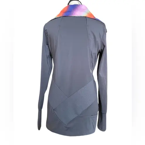 Roxy  Athletix Bright Edition Colorful Vibrant Zip-Up Jacket with Logo - M - Image 2