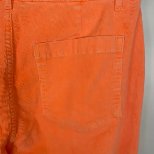 Sundry Neon Orange Rainbow Stripe Festival Ankle Zip Corduroy Jogger Size 30 - Image 11