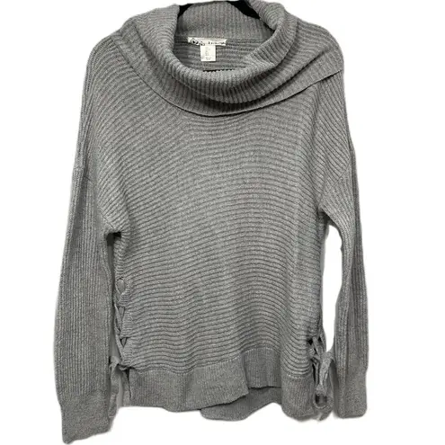 Kaisely Anthropologie Knit Pull Over Cowl Turtleneck Sweater Large - Image 8