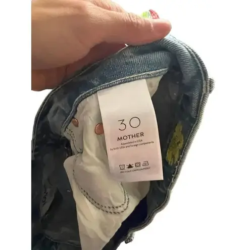 MOTHER x Carolyn Murphy Cheeky Tomcat Short Shorts Size 30 Blue