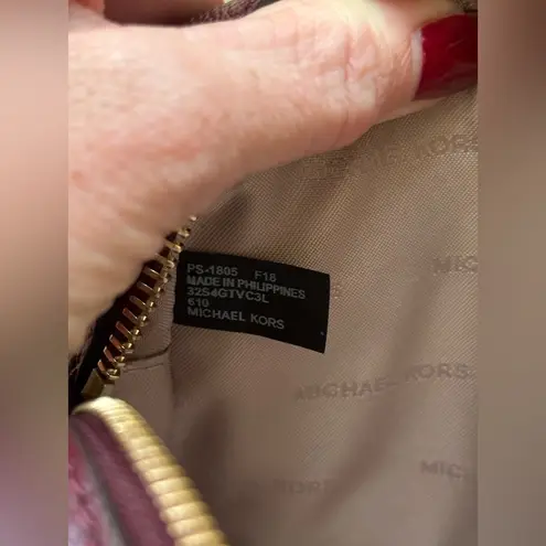 Michael Kors  Women's Jet Set Crossbody Leather Bag, Merlot